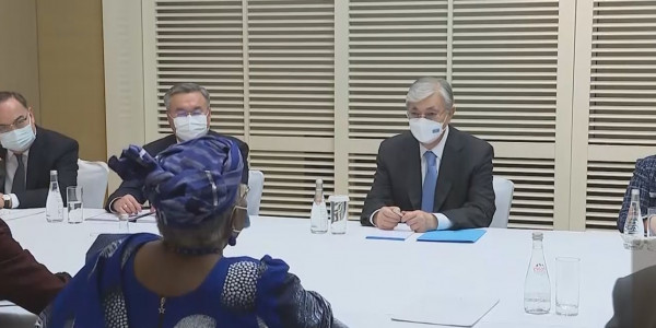 К. Токаев провёл ряд встреч в Женеве