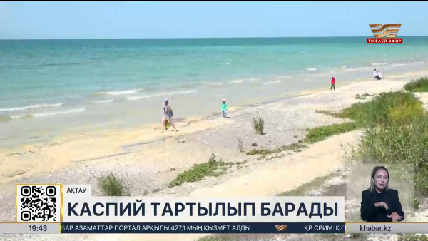 Каспий деңгейі жыл сайын 70 сантиметрге төмендеп барады