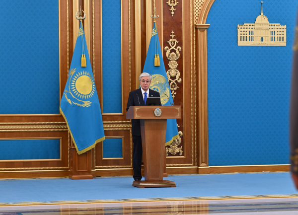 Президент мемлекеттік марапат және әскери шен тапсыру рәсімінде сөз сөйледі