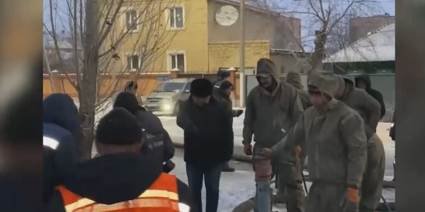 Көкшетауда су құбыры жарылды