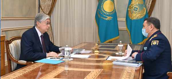 Мемлекет басшысы ІІМ Марат Ахметжановты қабылдады