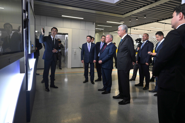 Қасым-Жомарт Тоқаев пен ІІ Абдалла бен әл-Хусейн Astana Hub кластеріне барды
