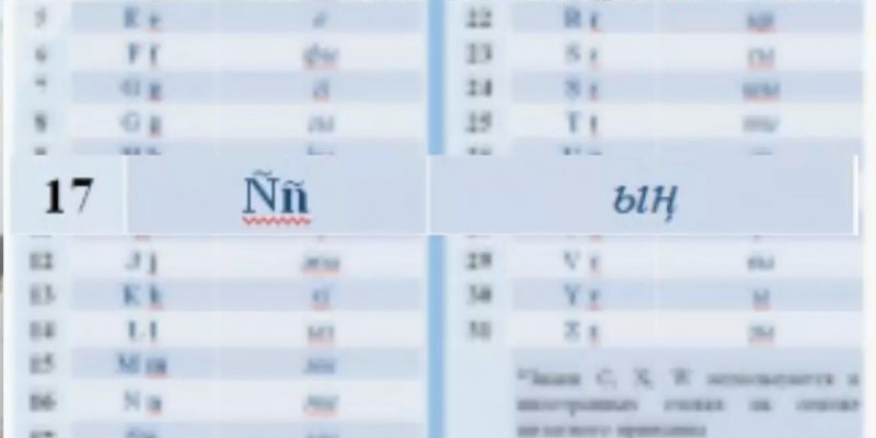На публичное обсуждение вынесли новый проект казахского алфавита на латинице