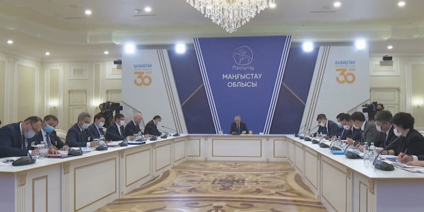 Қ. Тоқаев Маңғыстау облысының әлеуметтік-экономикалық дамуы жөнінде кеңес өткізді