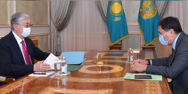 К. Токаев принял главу Нацбанка