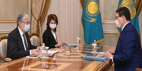 Мемлекет басшысы &laquo;Хабар&raquo; Агенттігі&raquo; АҚ басқарма төрағасы Берік Уәлиді қабылдады