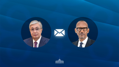 Президент Руанда Республикасының Президентіне құттықтау жеделхатын жолдады