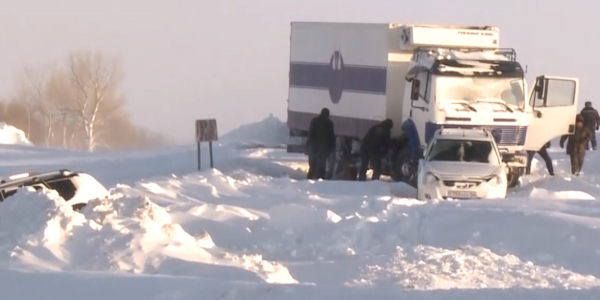 11 участков республиканских автотрасс закрыты