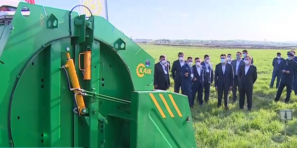 Темпы посевной кампании в Акмолинской области проинспектировал А.Мамин