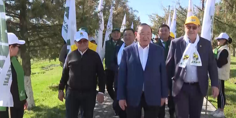 Партия «Ауыл» провела предвыборную агитацию в Туркестанской области