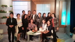 Студенттер &laquo;Хабар&raquo; арнасында қонақта болды