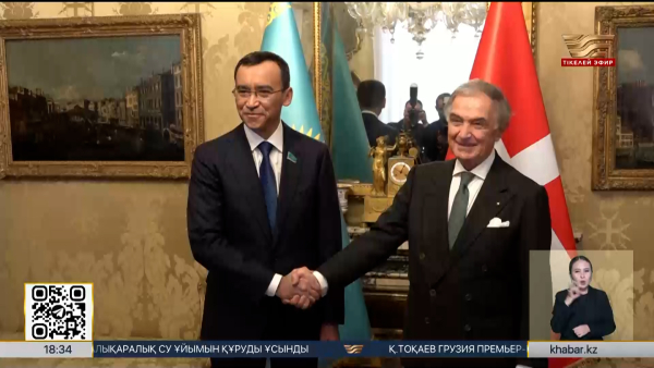 Мәулен Әшімбаев Егеменді Мальта Орденінің жетекшісімен кездесті