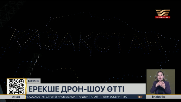 Алматы облысында ерекше дрон-шоу өтті