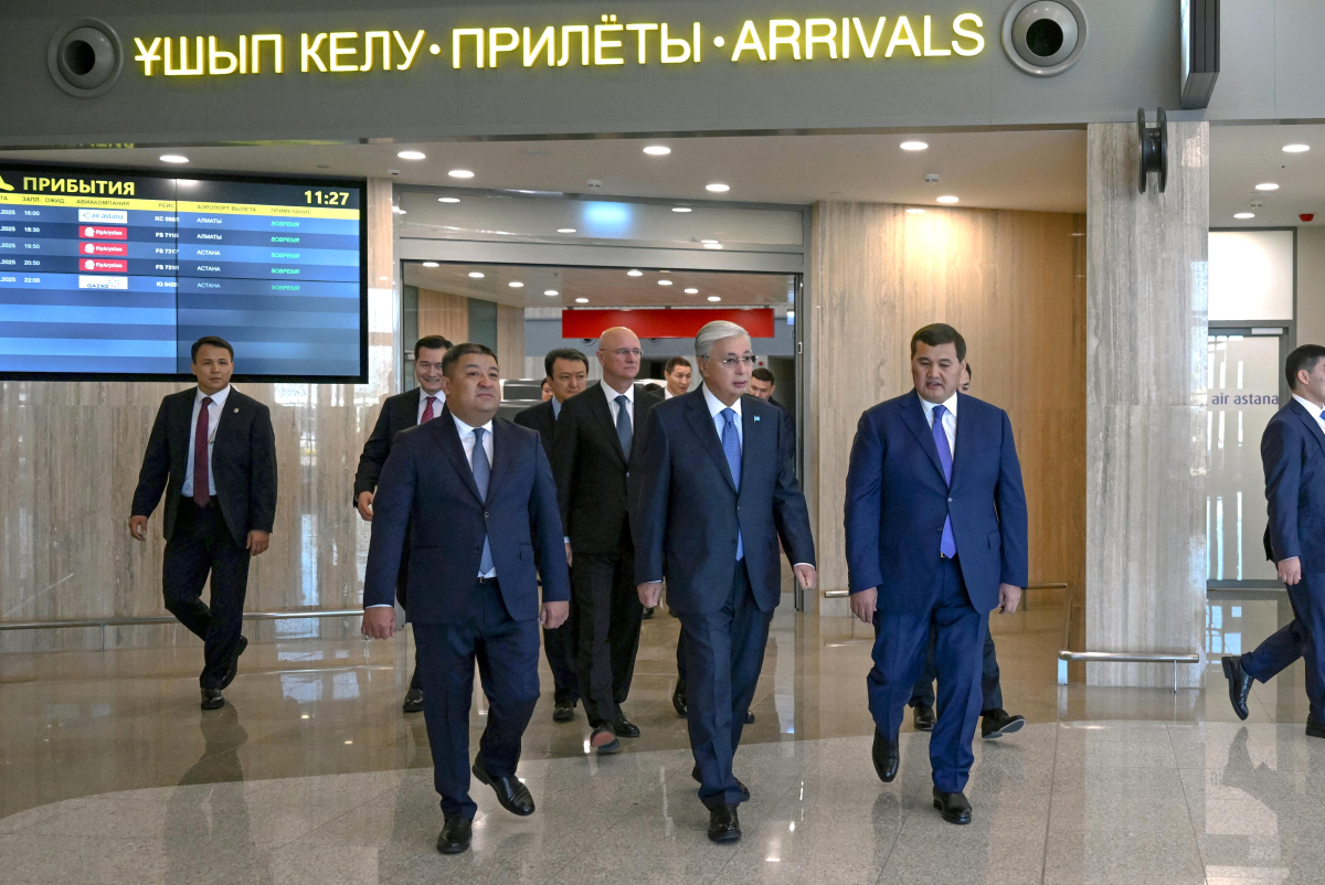 Мемлекет басшысы «Қорқыт ата» әуежайының жаңа терминалын аралап көрді