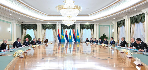 Қазақстан мен Сербия президенттері келіссөздер өткізді