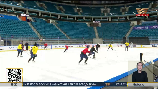 В столице стартовал УТС сборной Казахстана по хоккею