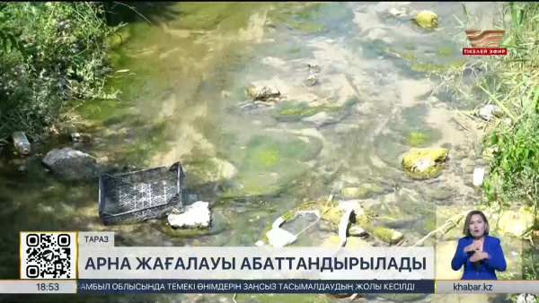 Тараздағы Қарасу каналы келер жылы абаттандырылады