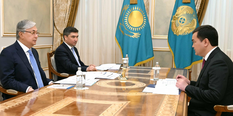 Президент Астана қаласының әкімі Жеңіс Қасымбекті қабылдады