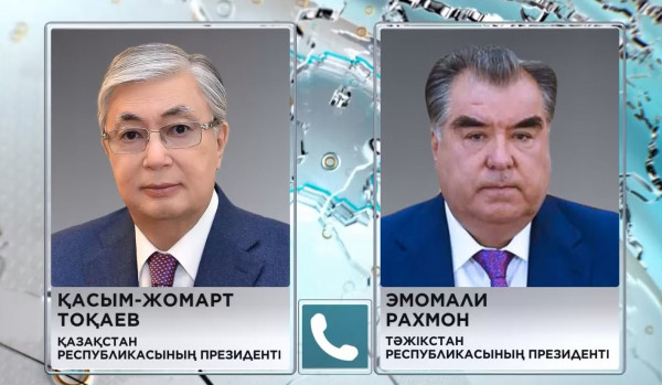 Мемлекет басшысы Тәжікстан Президенті Эмомали Рахмонмен телефон арқылы сөйлесті