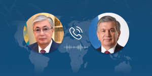 Телефонный разговор Главы государства с Президентом Узбекистана