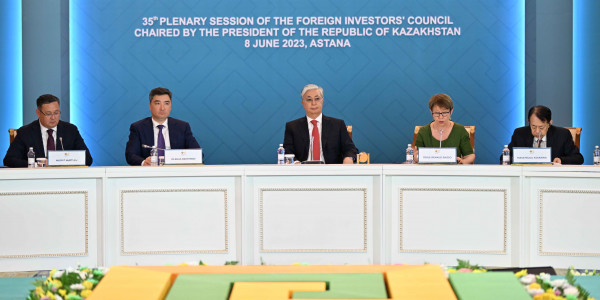 Президент провел 35-е пленарное заседание Совета иностранных инвесторов