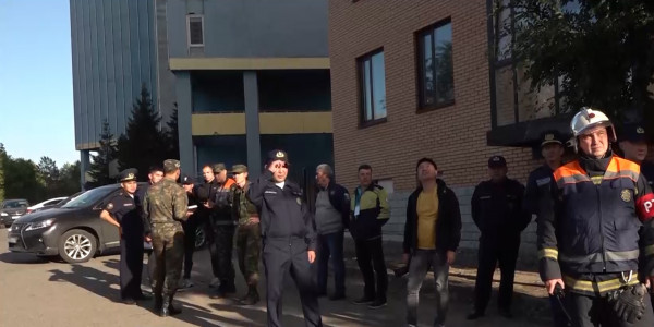 Құтқарушылар оқу жаттығу жиынын өткізді. LIVE