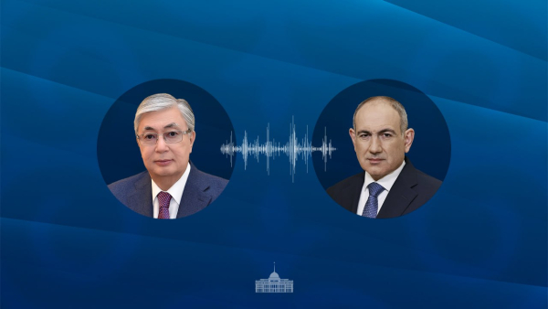 Мемлекет басшысы Армения Премьер-министрімен телефон арқылы сөйлесті