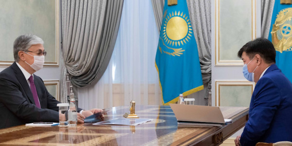 К.Токаев принял председателя Верховного суда Жакипа Асанова