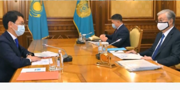 Қасым-Жомарт Тоқаев Бағдат Мусинді қабылдады