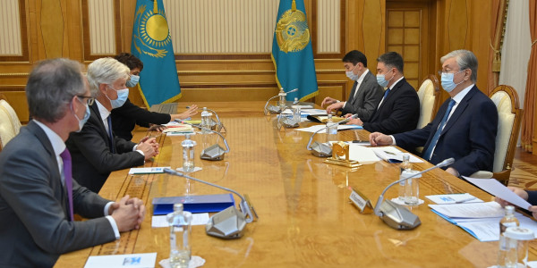 К. Токаев принял руководителей нефтегазового концерна TotalEnergies