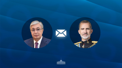 Мемлекет басшысы Испания Королі VI Фелипеге құттықтау жеделхатын жолдады