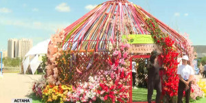 Астанада ашық аспан астында Гүл-Астана фестивалі өтті