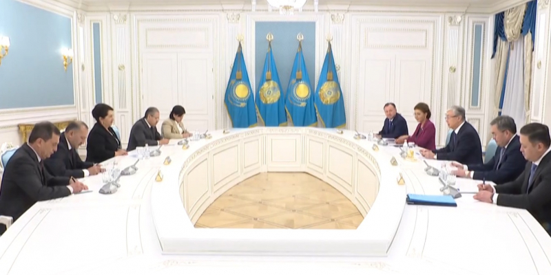 Глава государства принял Председателя Сената Олий Мажлиса Узбекистана