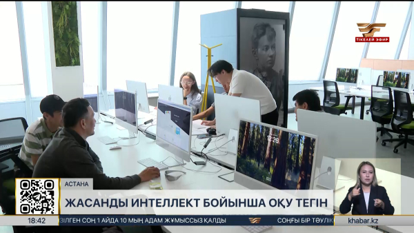18 жастан бастап жасанды интеллектті тегін меңгеруге болады