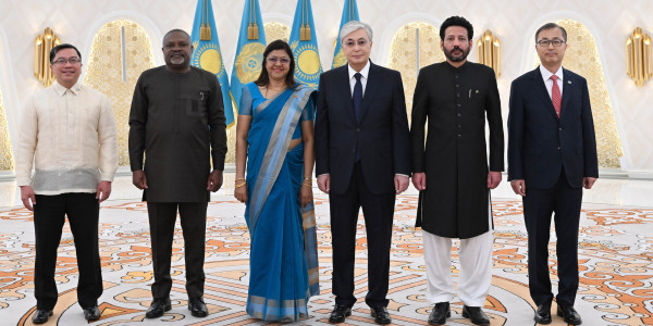 Касым-Жомарт Токаев принял верительные грамоты послов ряда государств