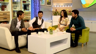 &laquo;Жаңа күн&raquo;. &laquo;Өнер қырандары&raquo; пародия театрының актерлері Жанболат Найзабеков, Әнуар Шымырқұлов