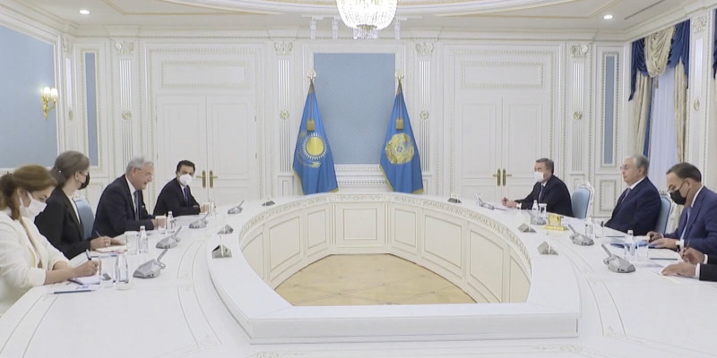 Президент Қасым-Жомарт Тоқаев БҰҰ Бас Ассамблеясының төрағасы Волкан Бозкырмен кездесті