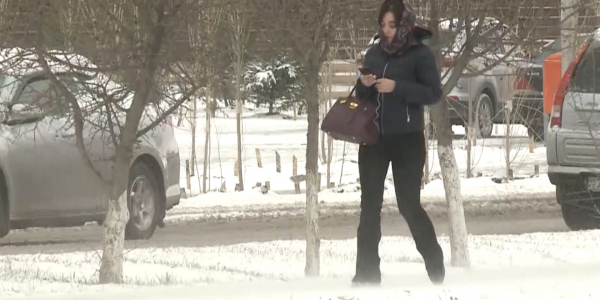 В Акмолинской области выпал снег