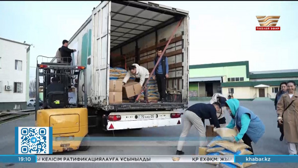 Шымкенттен қайырымдылық керуені жолға шықты