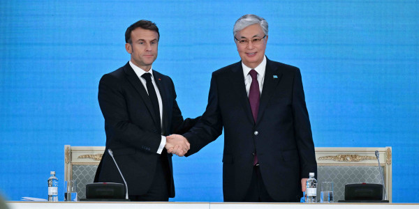 Лидеры Казахстана и Франции приняли участие в бизнес-форуме