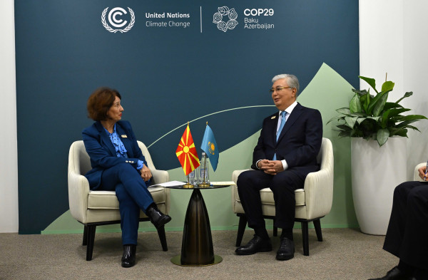 Президент Солтүстік Македония Республикасының Президентімен кездесті