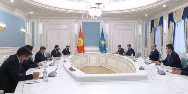 Мемлекет басшысы Қырғыз Республикасы Президенті Әкімшілігінің Басшысы &ndash; Министрлер кабинетінің төрағасы Ақылбек Жапаровты қабылдады