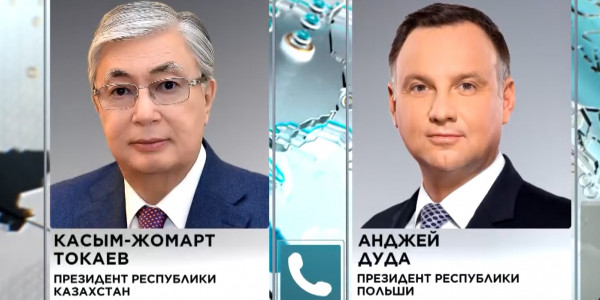 К. Токаев провёл переговоры с президентом Польши