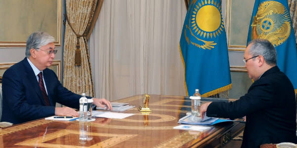 Президент Қаржылық мониторинг агенттігінің төрағасы Жанат Элимановты қабылдады