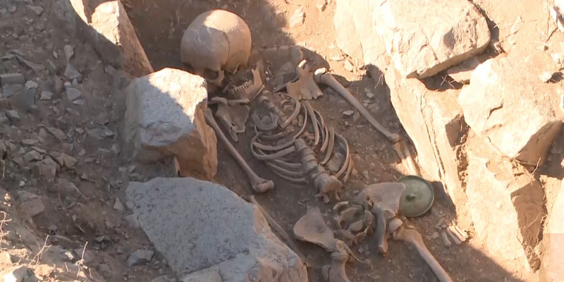 Древнее женское захоронение найдено в Осакаровском районе