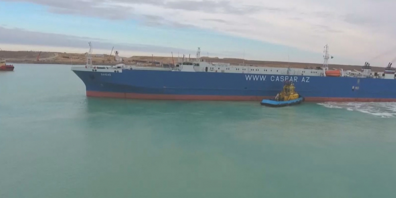 Более 4 миллионов тонн грузов перевез порт Курык с момента запуска