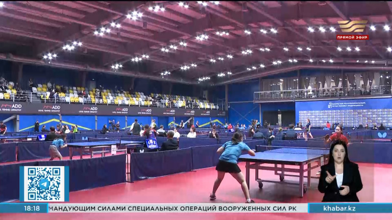 В Алматы стартовал чемпионат Казахстана по настольному теннису среди девушек