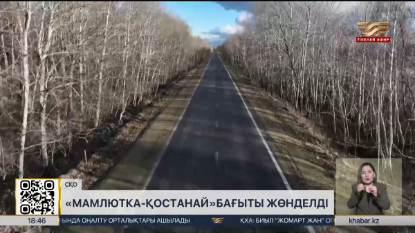 СҚО-дағы «Мамлютка - Қостанай» бағыты жөнделді