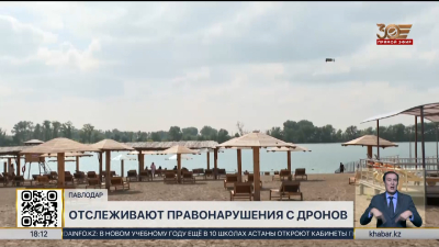 Павлодарские полицейские отслеживают правонарушения с дронов