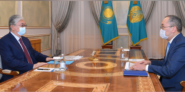 Қ.Тоқаев Қаржылық мониторинг агенттігінің төрағасын қабылдады